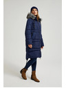 Moodo Зимно стегнато яке в синьо Moodo