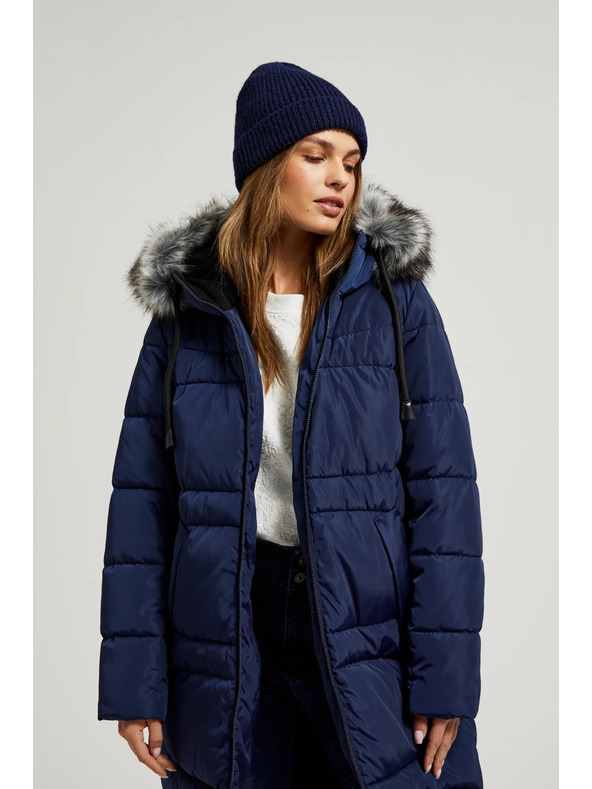 Moodo Зимно стегнато яке в синьо Moodo