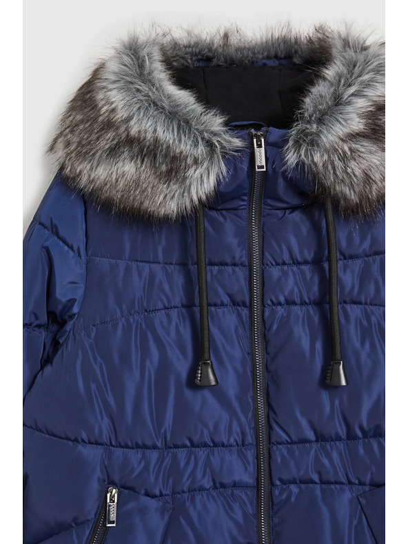 Moodo Зимно стегнато яке в синьо Moodo