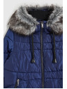 Moodo Зимно стегнато яке в синьо Moodo