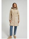 Moodo Яке с отделяща се качулка в бежово Moodo