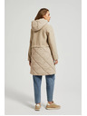 Moodo Яке с отделяща се качулка в бежово Moodo