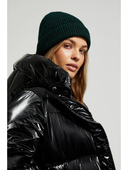 Moodo Дълго яке с качулка черно Moodo