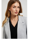 Moodo Сиво сако без закопчаване с навити ръкави Moodo