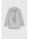 Moodo Сиво сако без закопчаване с навити ръкави Moodo