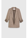 Moodo Сако с навити ръкави бежово Moodo