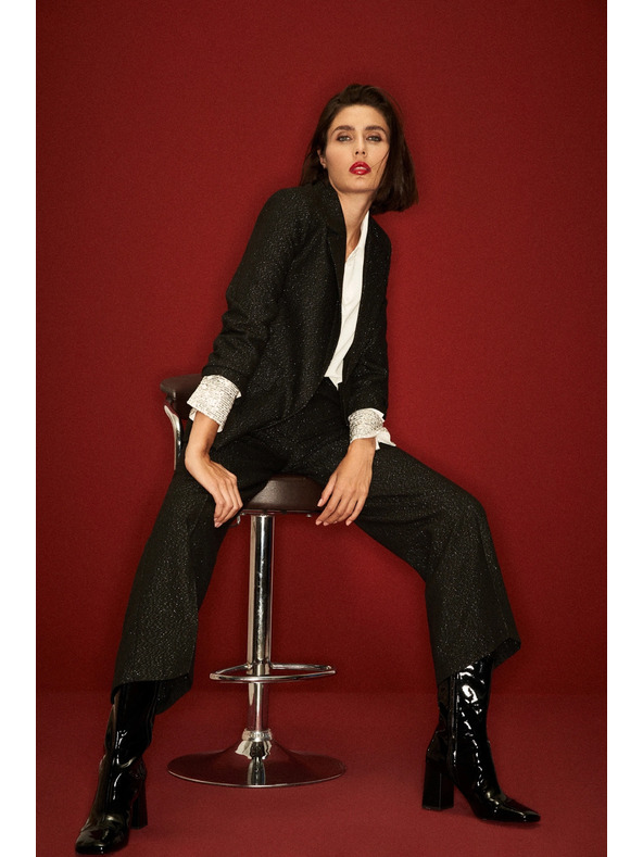 Moodo Сако с тричетвъртови ръкави черно Moodo