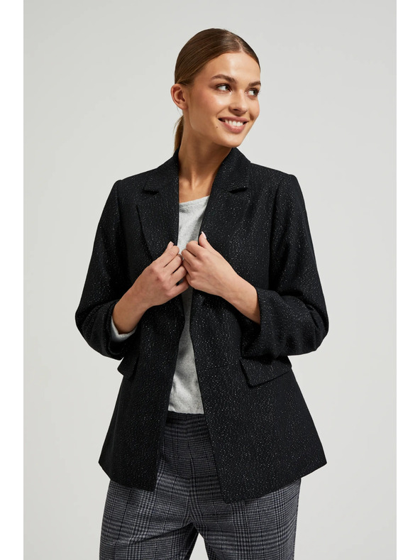 Moodo Сако с тричетвъртови ръкави черно Moodo