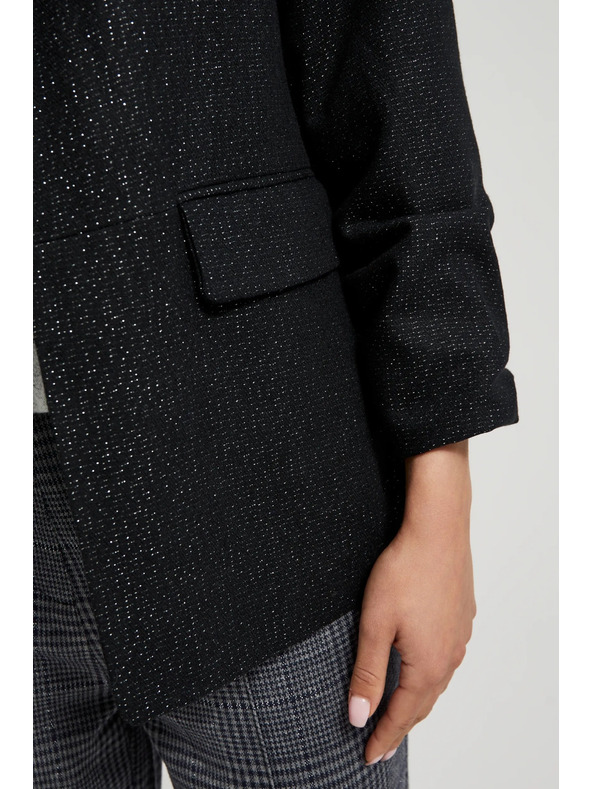 Moodo Сако с тричетвъртови ръкави черно Moodo