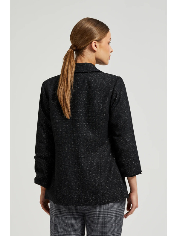 Moodo Сако с тричетвъртови ръкави черно Moodo