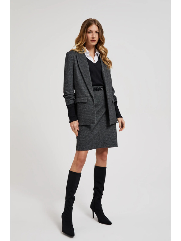 Moodo Сако със набрани ръкави сиво Moodo