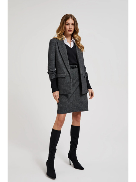 Moodo Сако със набрани ръкави сиво Moodo