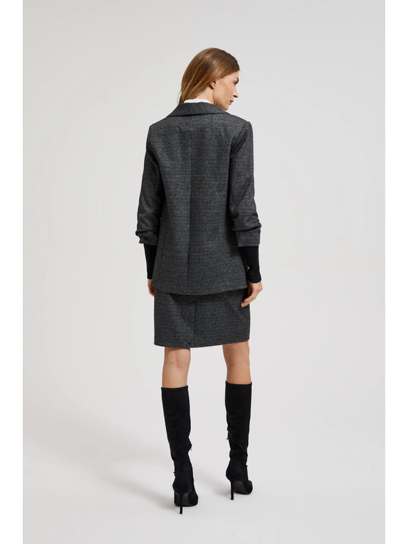 Moodo Сако със набрани ръкави сиво Moodo