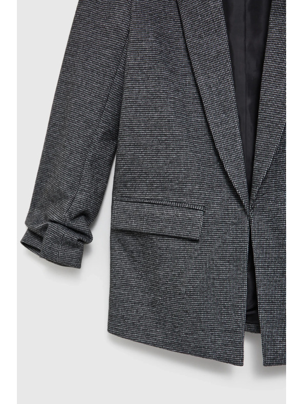 Moodo Сако със набрани ръкави сиво Moodo