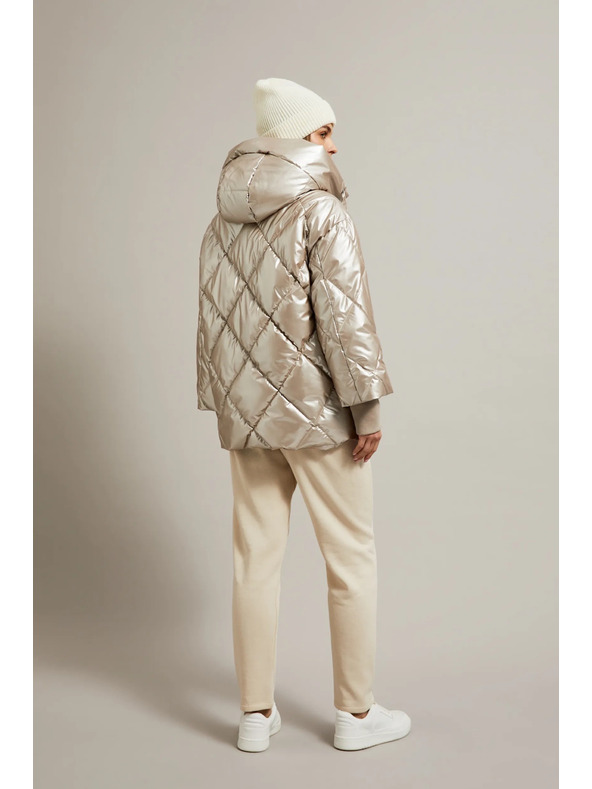 Moodo Подплатено яке с големи джобове бежово Moodo