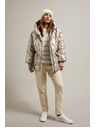 Moodo Подплатено яке с големи джобове бежово Moodo