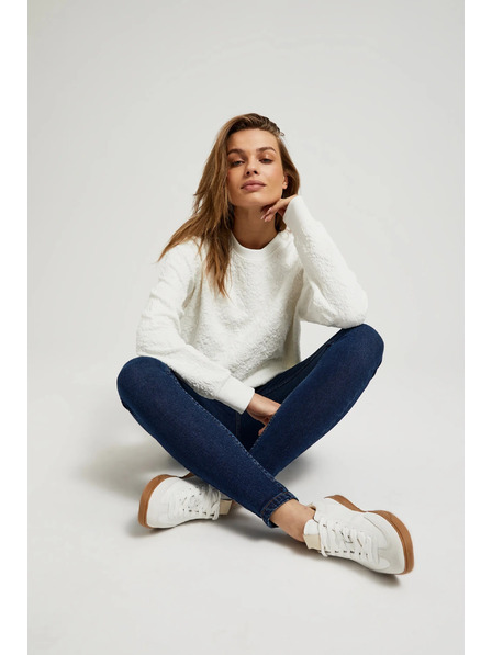 Moodo Сини памучни тесни дънки Moodo