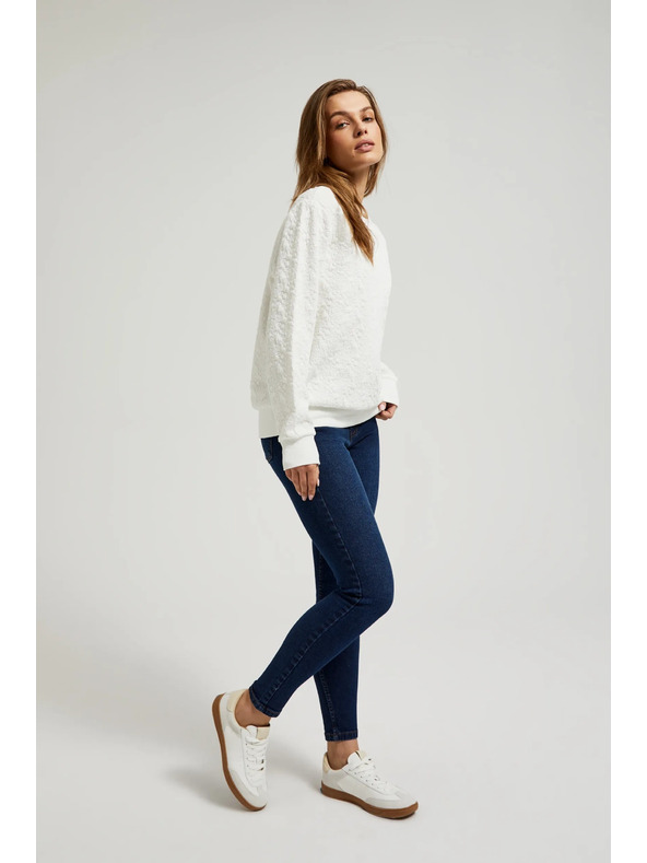 Moodo Сини памучни тесни дънки Moodo