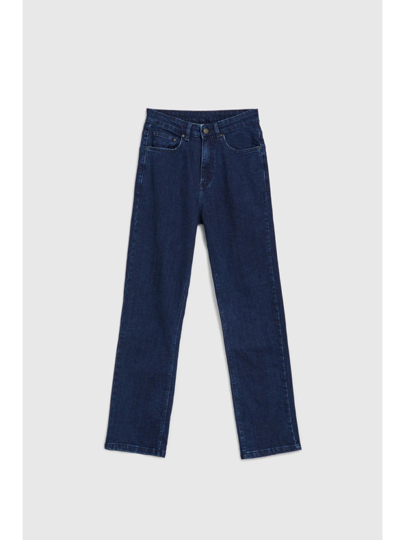 Moodo Тъмносини дънки с прави крачоли Moodo