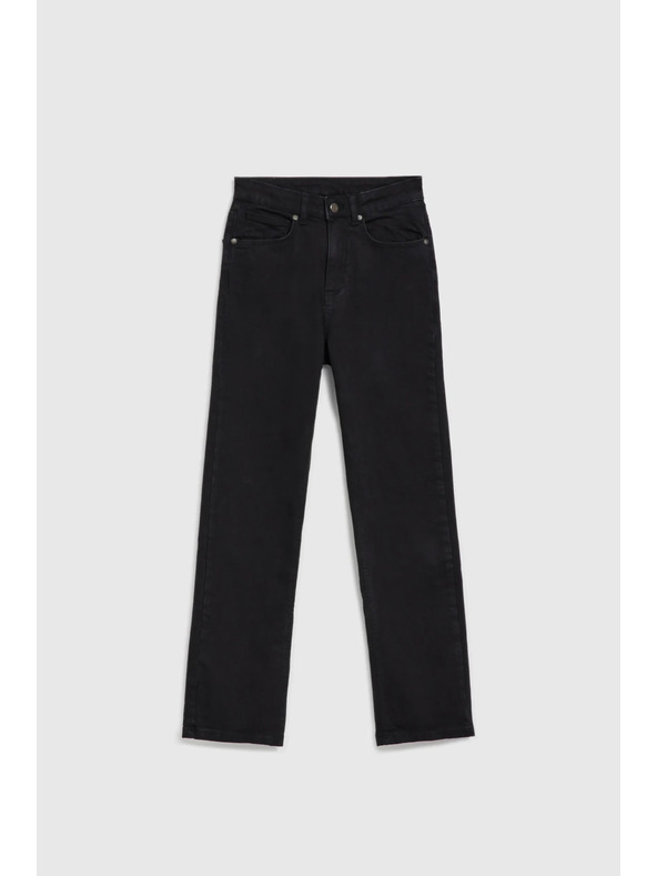 Moodo Черни дънки с прави крачоли Moodo