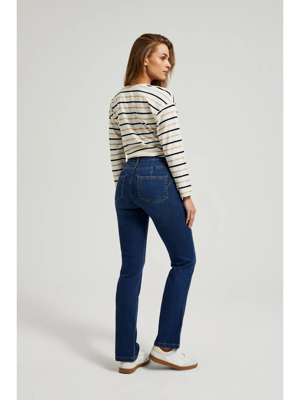 Moodo Сини дънки с права кройка Moodo