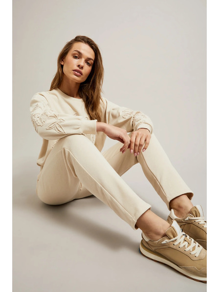 Moodo Бежови спортни панталони Moodo