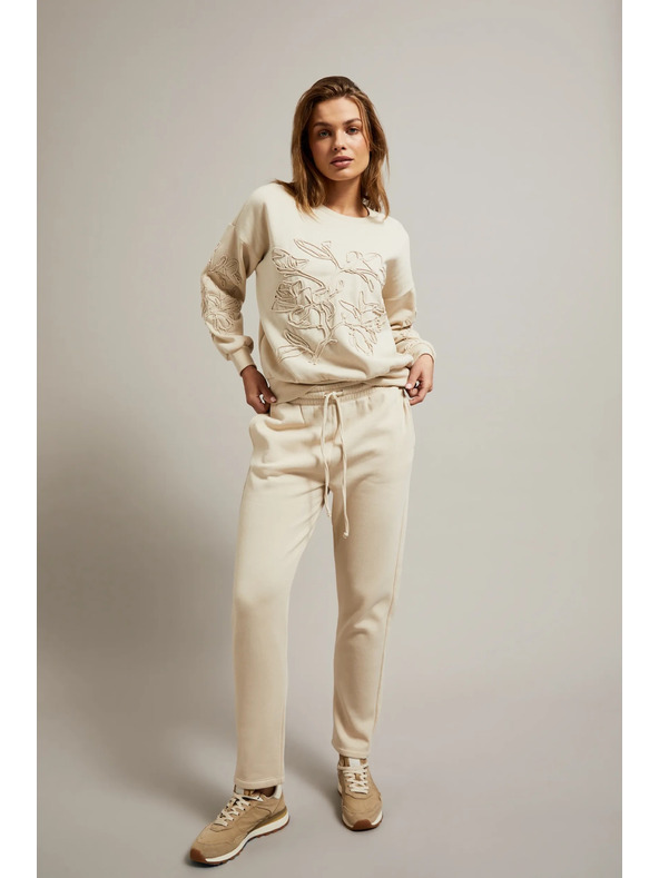 Moodo Бежови спортни панталони Moodo