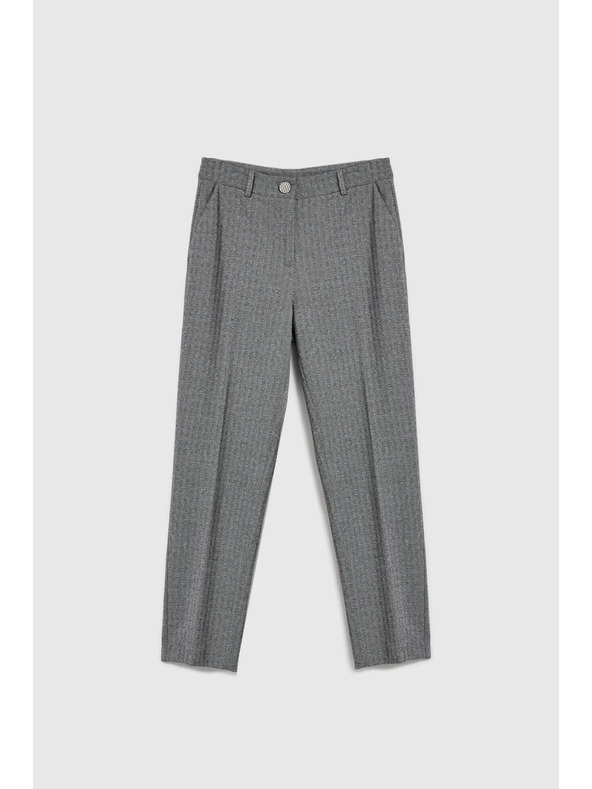 Moodo Елегантни цигарени панталони сиви Moodo