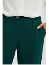 Moodo Зелени прави панталони на райе Moodo