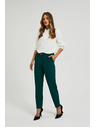 Moodo Зелени прави панталони на райе Moodo