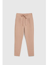 Moodo Бежови панталони с връзване Moodo