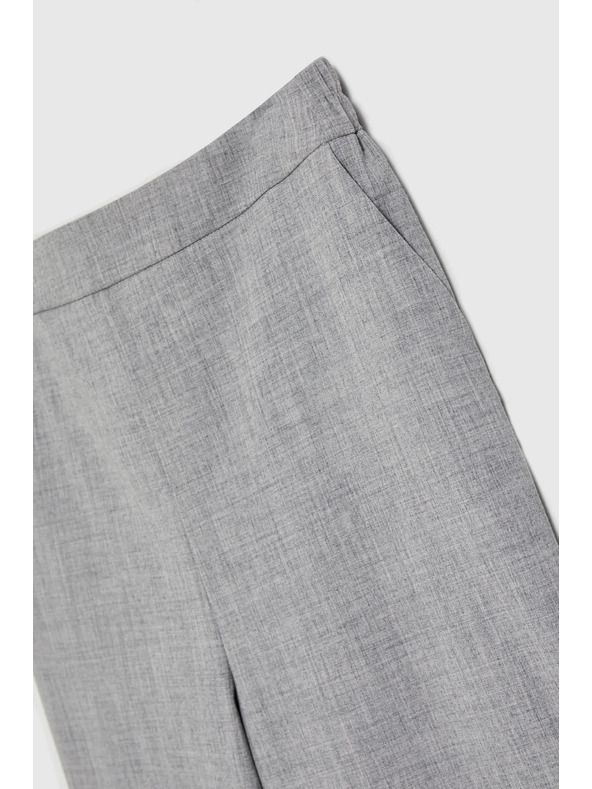 Moodo Официални сиви панталони с прави крачоли Moodo