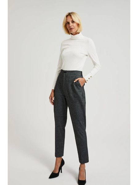 Moodo Цигарени панталони с джобове черни Moodo