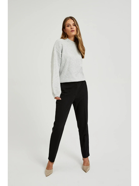 Moodo Елегантни черни тесни панталони Moodo
