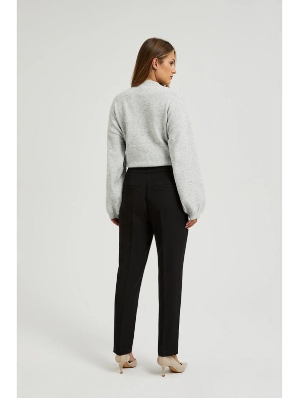 Moodo Елегантни черни тесни панталони Moodo