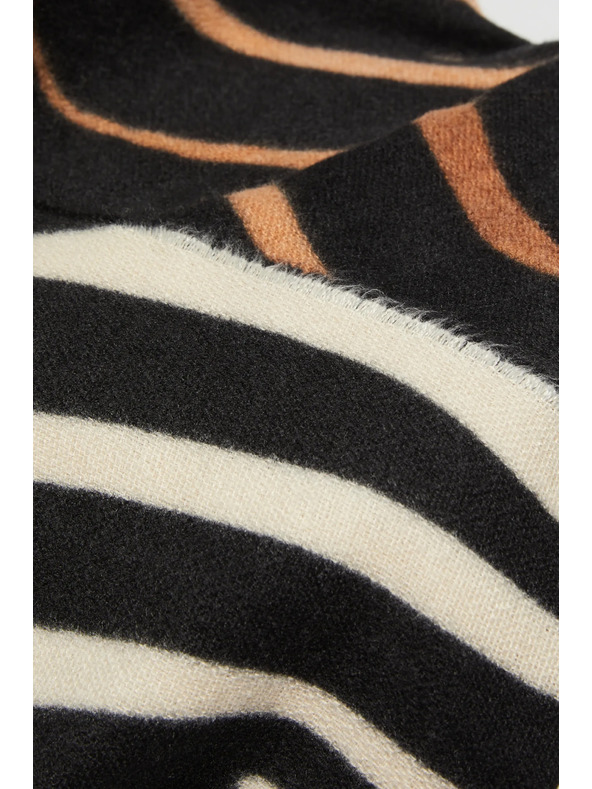 Moodo Кафяв шал със животински принт Moodo