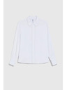 Moodo Вискозна риза с яка бяла Moodo