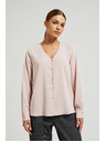 Moodo Гладка риза с декоративни копчета Moodo