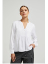 Moodo Бяла риза с дълги ръкави Moodo