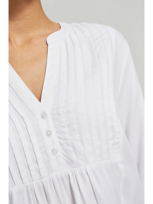 Moodo Бяла риза с дълги ръкави Moodo