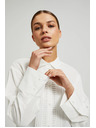 Moodo Елегантна вискозна бяла риза Moodo