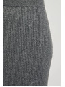 Moodo Трикотажна миди пола в сиво Moodo