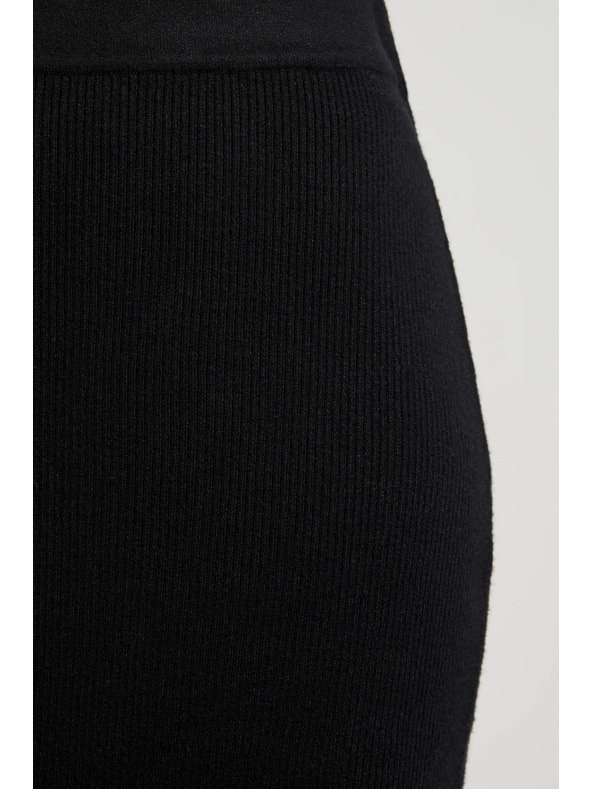 Moodo Плетена черна молив пола Moodo