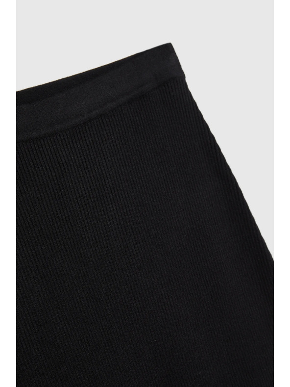 Moodo Плетена черна молив пола Moodo