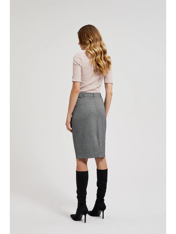 Moodo Елегантна молив пола в сиво Moodo