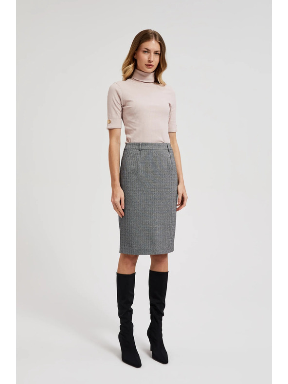 Moodo Елегантна молив пола в сиво Moodo