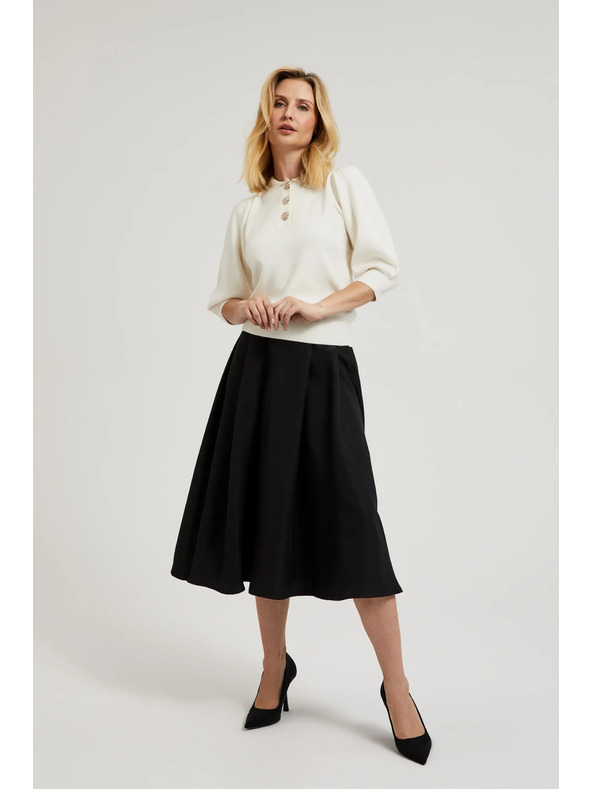 Moodo Разширена пола в черно Moodo