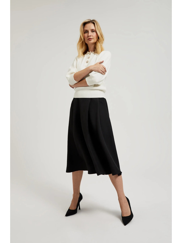 Moodo Разширена пола в черно Moodo