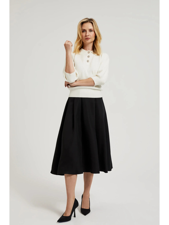 Moodo Разширена пола в черно Moodo