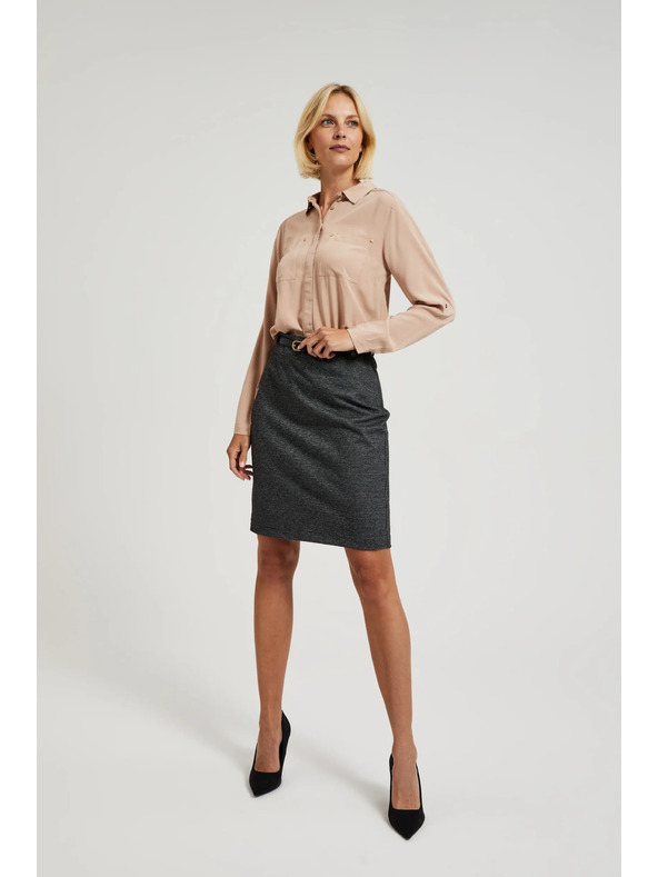 Moodo Молив пола до коляното в сиво Moodo